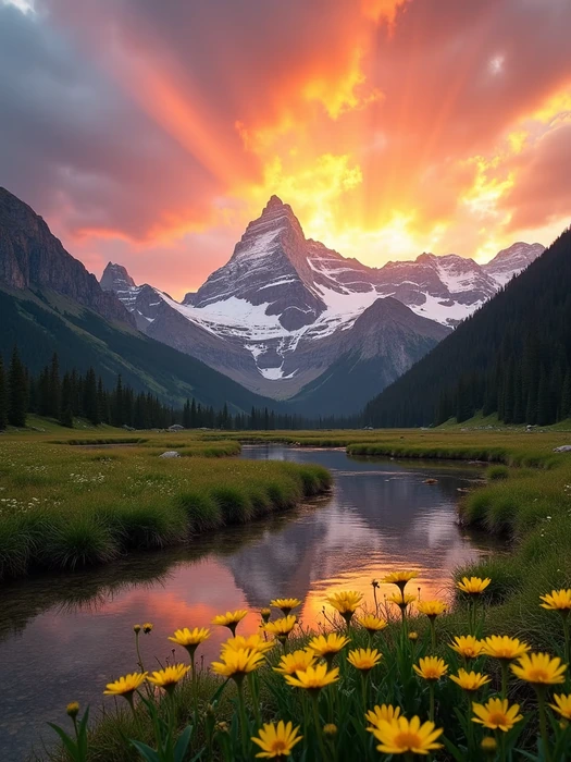 Text to Image example - landscape